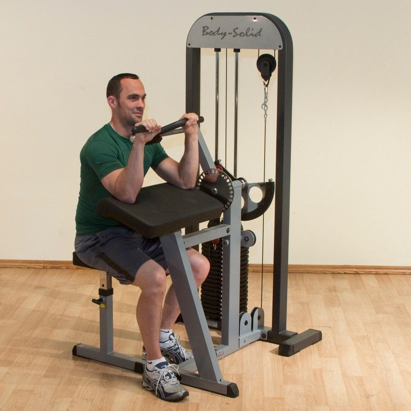 BODYSOLID PRO SELECT BICEPS & TRICEPS MACHINE GCBTSTK