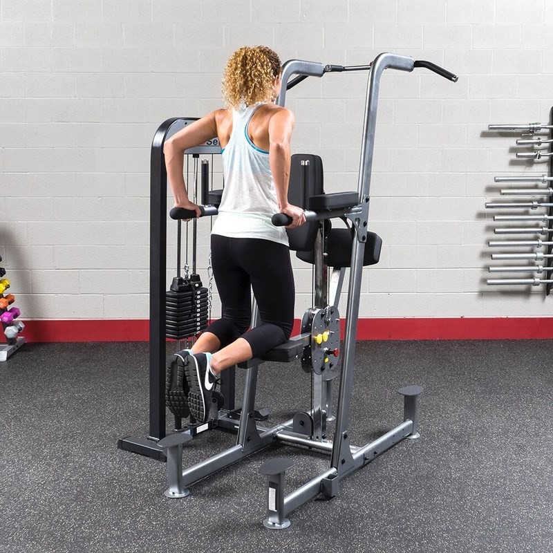 BODYSOLID PRO SELECT LAT & CHIN DIP MACHINE FCDSTK