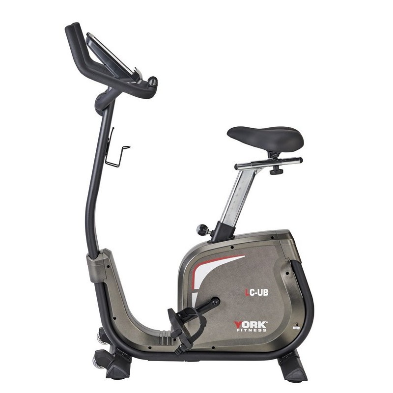 york fitness lc upright exercise bike