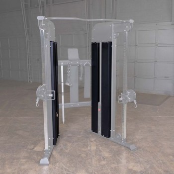 BODY-SOLID OPTION FUNCTIONAL TRAINER GFT100 WEIGHT STACK SHROUDS